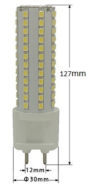85 - چراغ ذرت LED قابل تنظیم 265 VAC، لامپ پلاگین LED CRI 80 برای جایگزینی لامپ 70 وات / 150 وات MH 0