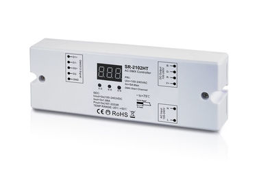 ورودی AC 100-240 ولت کنترلر 3CH DMX512 ولتاژ بالا برای نوار LED ولتاژ بالا RGB