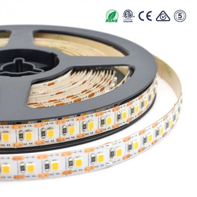 چراغ های نواری LED چسبی انعطاف پذیر IP20 2835 120 LED / متر هر 1 LED قابل برش 5VDC 2