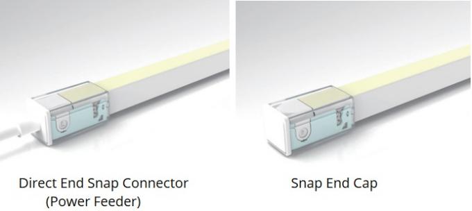 DIY snap type connector types for neon LED flex