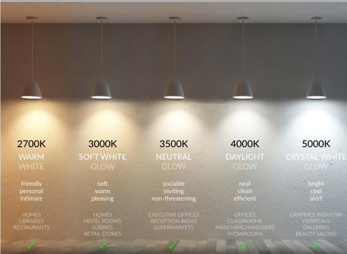 color temperature for downlight from comi lighting limited