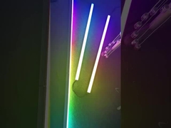 DMX512 قابل آدرس RGBW Recessed IP67 LED نور خطی رنگارنگ تغییر رنگ