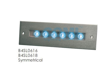 B4SL0616 B4SL0618 دیواری متقارن یا نامتقارن خطی توکار چراغ های استخر LED فواره OEM / ODM موجود 12 وات