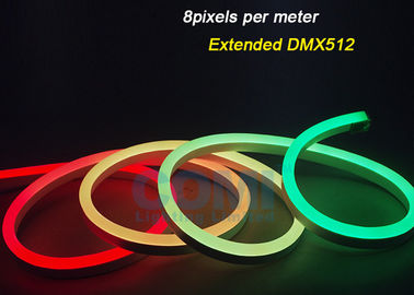 WS2812 قابل برنامه ریزی Dome DMX Digital Pixel LED Neon Strip 12W/M 60LED/m