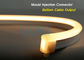 چراغ طناب فلکس LED نئون تک رنگ F21A 5050 LED 14.4W / M IP68 برای تزئینات نمای بیرونی