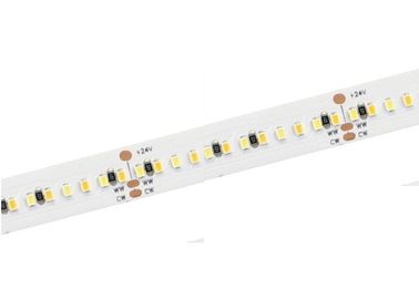 سفارشی دو رنگ CCT قابل تنظیم 2216 LED چراغ نواری انعطاف پذیر CRI بالا 90 - 95