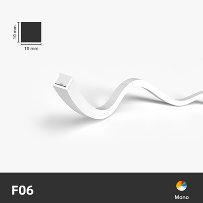 IP68 رتبه بندی شده 10x10mm مینی سایز LED Neon Flex با طراحی بالا و طول عمر طولانی